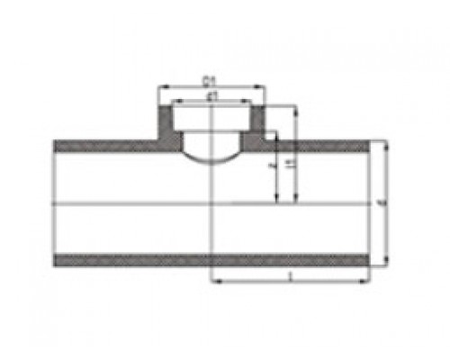 Тройник Aquatherm blue pipe Тройник Aquatherm blue pipe