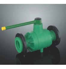 Кран шаровый PP фланцевый Aquatherm Fusiotherm green pipe