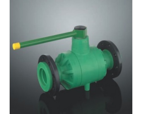 Кран шаровый PP фланцевый Aquatherm Fusiotherm green pipe Кран шаровый PP фланцевый Aquatherm Fusiotherm green pipe
