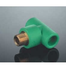 Тройник Aquatherm Fusiotherm green pipe с наружной резьбой