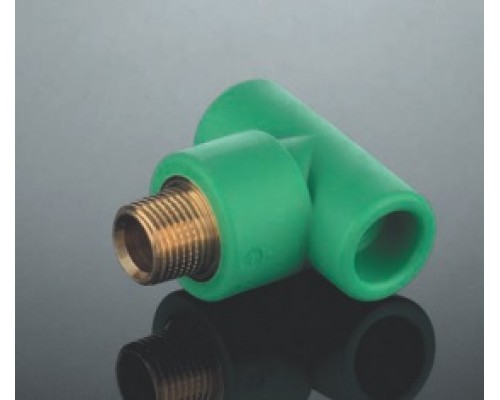 Тройник Aquatherm Fusiotherm green pipe с наружной резьбой