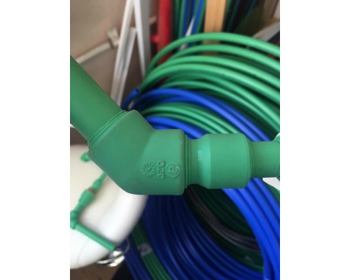 Угольник Aquatherm Fusiotherm green pipe 45°
